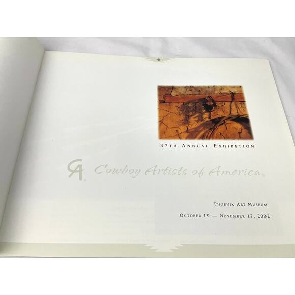 Cowboy Artists of America Paperback 37th Phoenix Art Museum 2002 First Edition - Picture 5 of 13